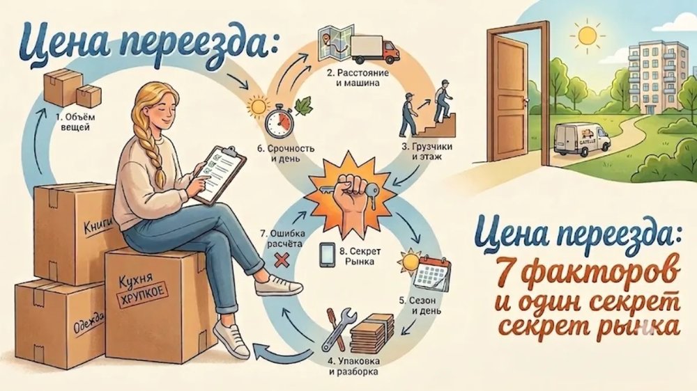 Цена переезда: 7 факторов и один секрет рынка